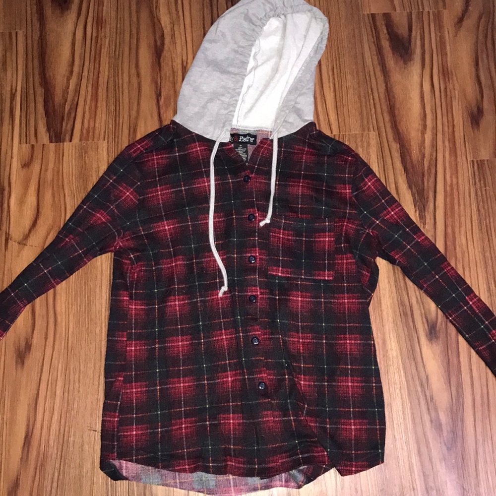 Plaid Hooded Long Sleeve from Macy's